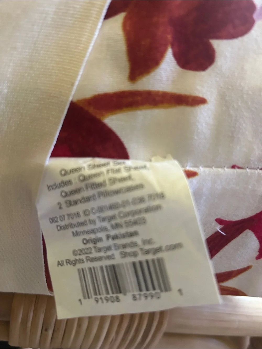 Opalhouse Jungalow RARE Queen Natalia 100% Cotton Percale Sheet Set